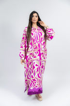 فستان "زينة" بياقة قميص