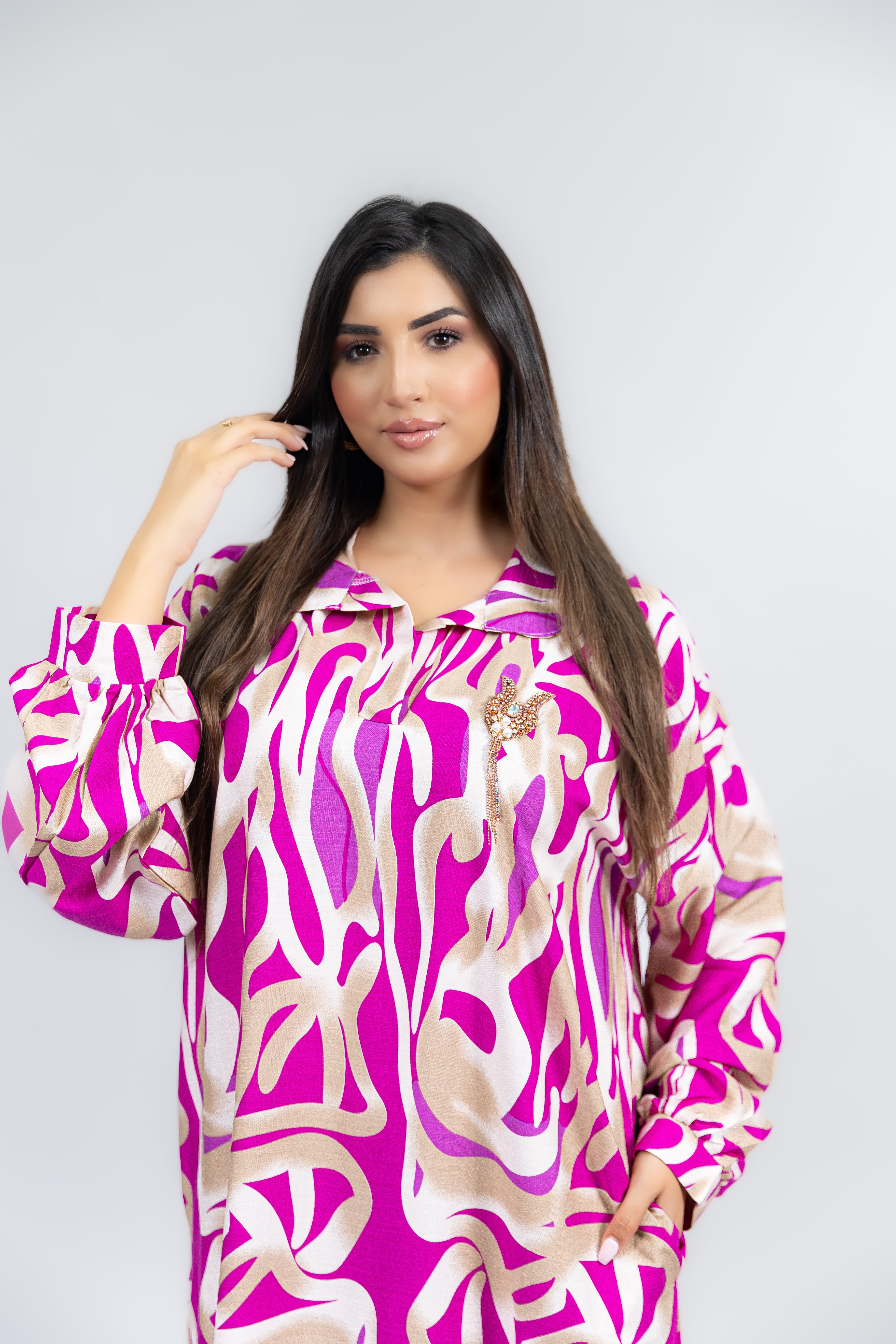 Robe col Chemise "Zina"