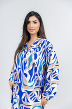 فستان "زينة" بياقة قميص