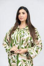 فستان "زينة" بياقة قميص