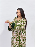 "Zina" Collared Shirt Dress