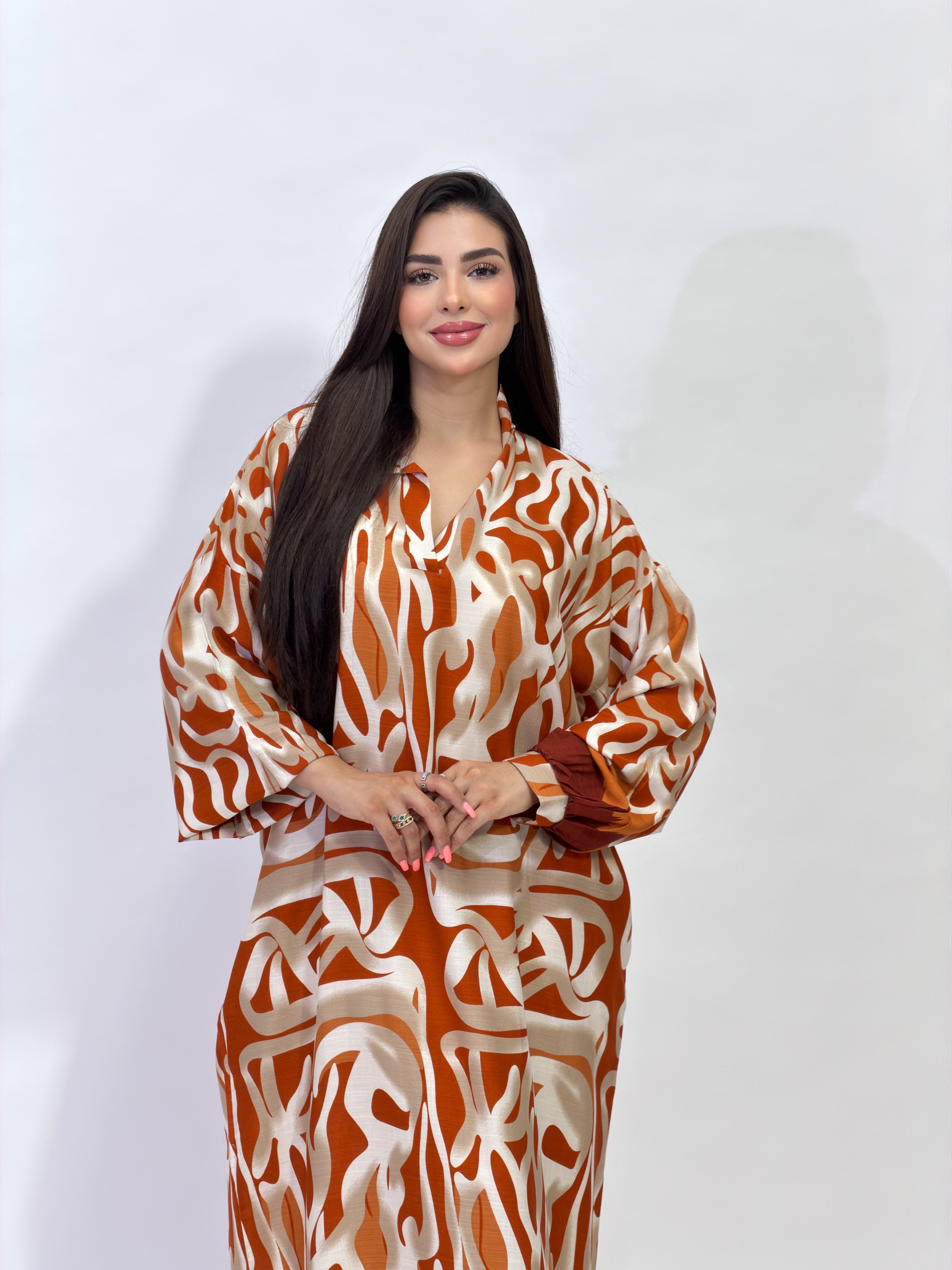 "Zina" Collared Shirt Dress